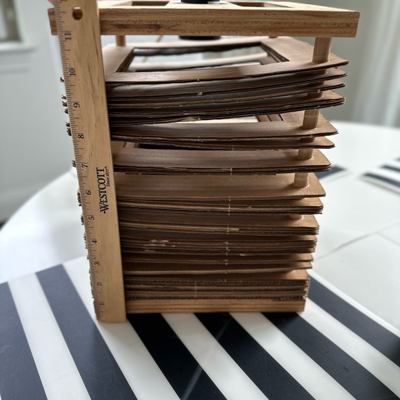 TWO matching Anthropologie Pendant Lights - Modern, Unique and Neutral!! - Picture 5 of 7